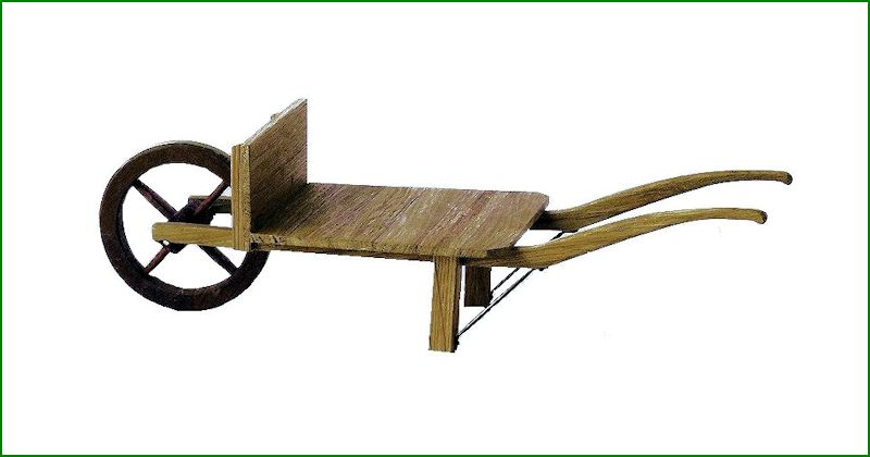 Droge turf kruiwagen Wiesmoor D